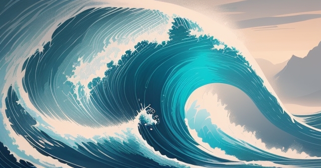 交易圖表波浪設計