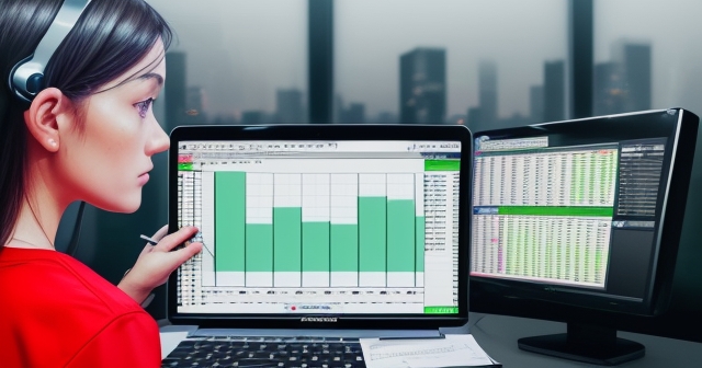 一位交易者正在分析MetaTrader 5上的圖表