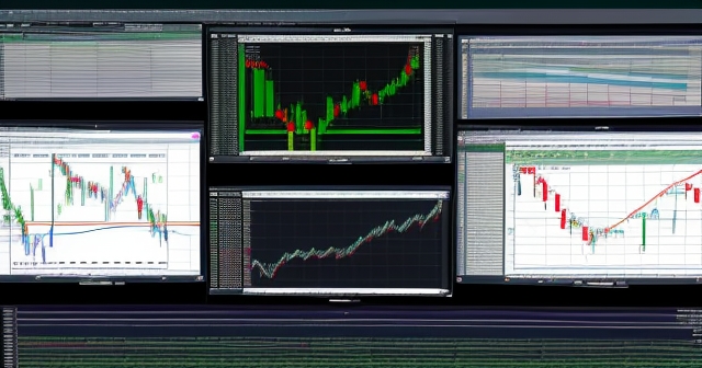 一位交易者正在使用 MetaTrader 5 平台進行交易