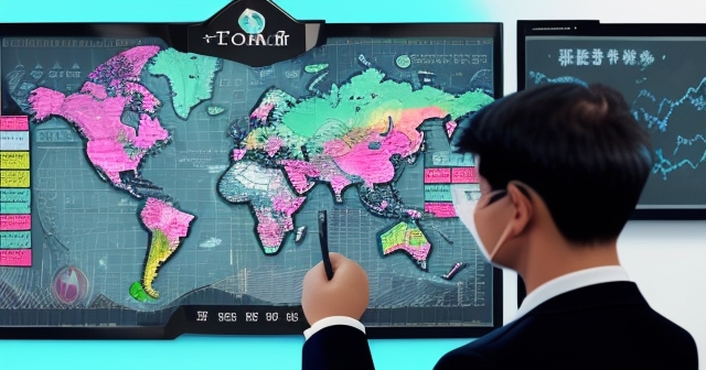 一位交易者正在分析經濟數據