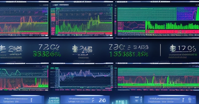 金融交易平台的視覺化，展示各種交易數據。