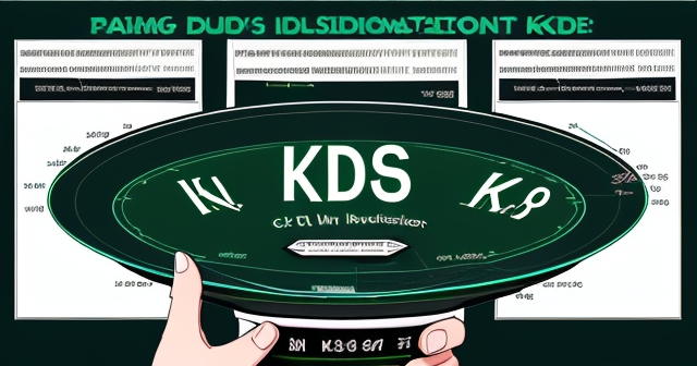 顯示 KDJ 指標背離的圖示