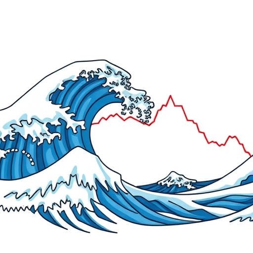 代表市場波動的波浪圖案