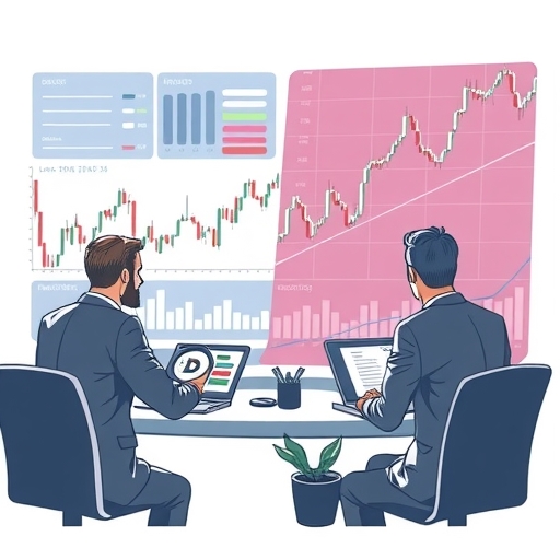 投資者研究市場趨勢與指標