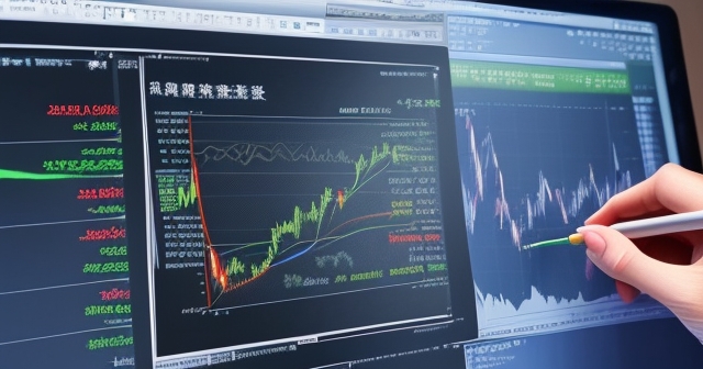 投資者分析市場數據的情境