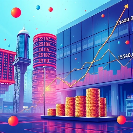 一個充滿活力的金融市場場景