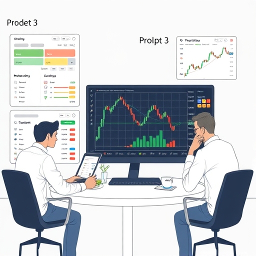 TradingView介面，顯示技術指標和圖表設定