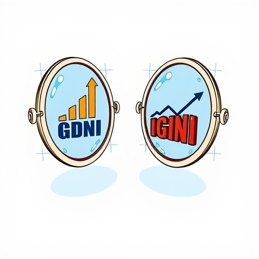 GDP與GNI的視覺比較
