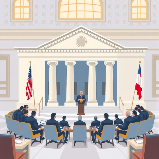 一場中央銀行會議的插圖