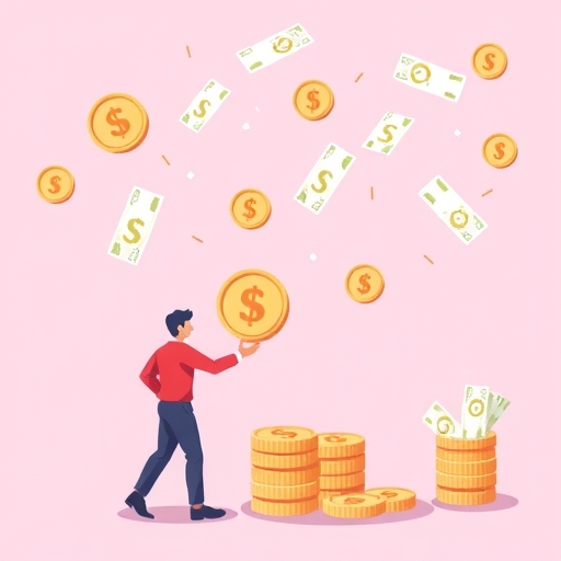 一幅代表全球金融市場中貨幣交換的圖像