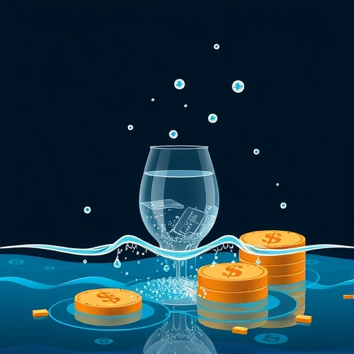 代表全球資金流動與市場交易的插圖