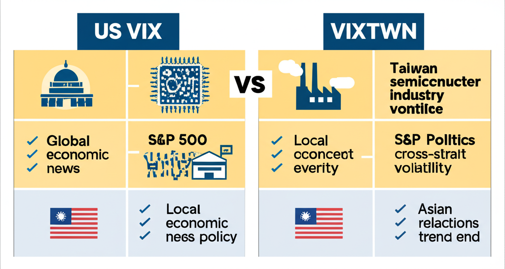 VIXTWN計算原理插圖，顯示選擇權價格與隱含波動率公式