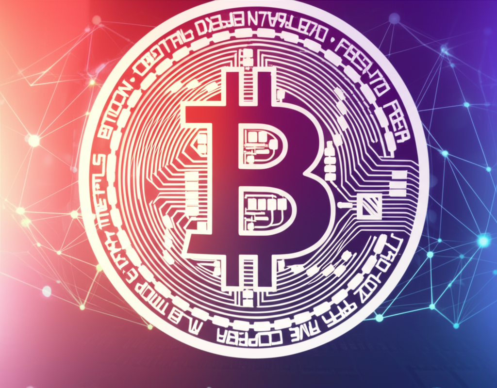 比特幣作為革命性數位貨幣融入全球金融,象徵數位時代的無限可能,強調去中心化和創新