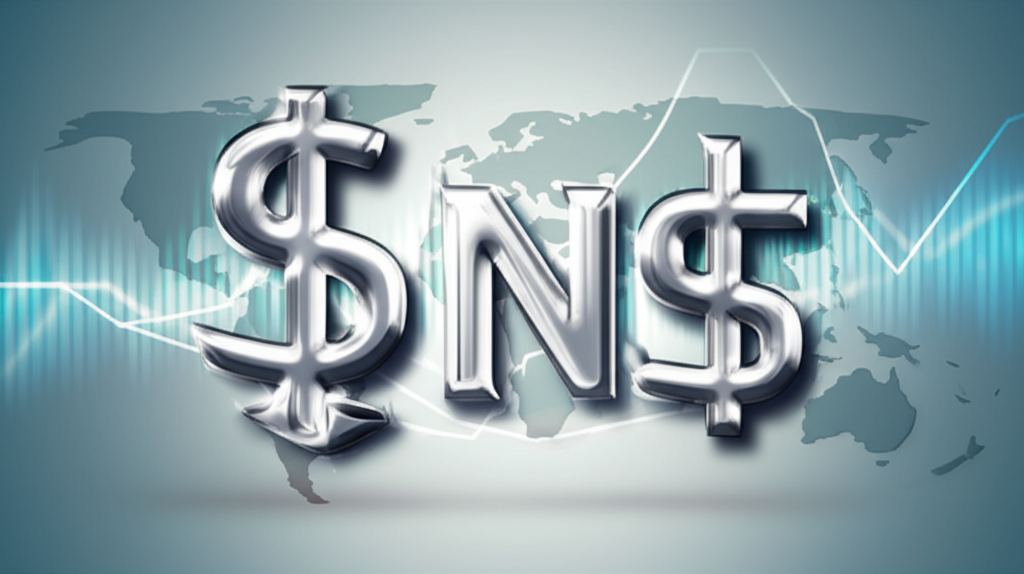 美金匯率下跌與台幣升值圖示,顯示全球經濟圖表中的貨幣強弱對比