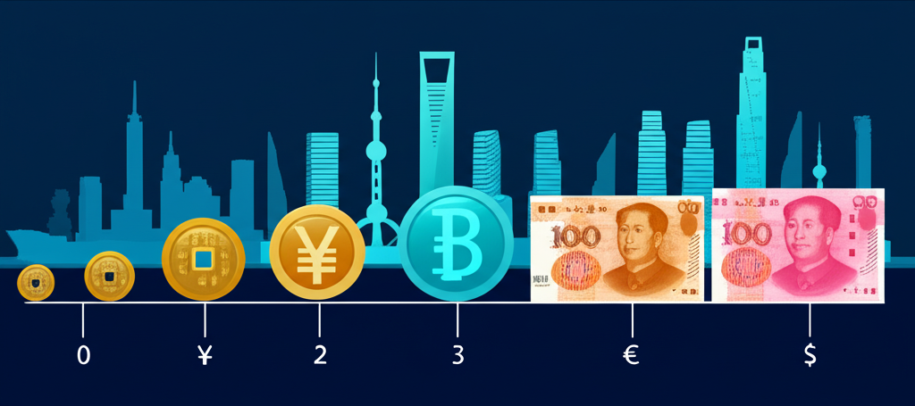 人民幣匯率十年波動圖表,標註貿易戰與疫情等關鍵事件