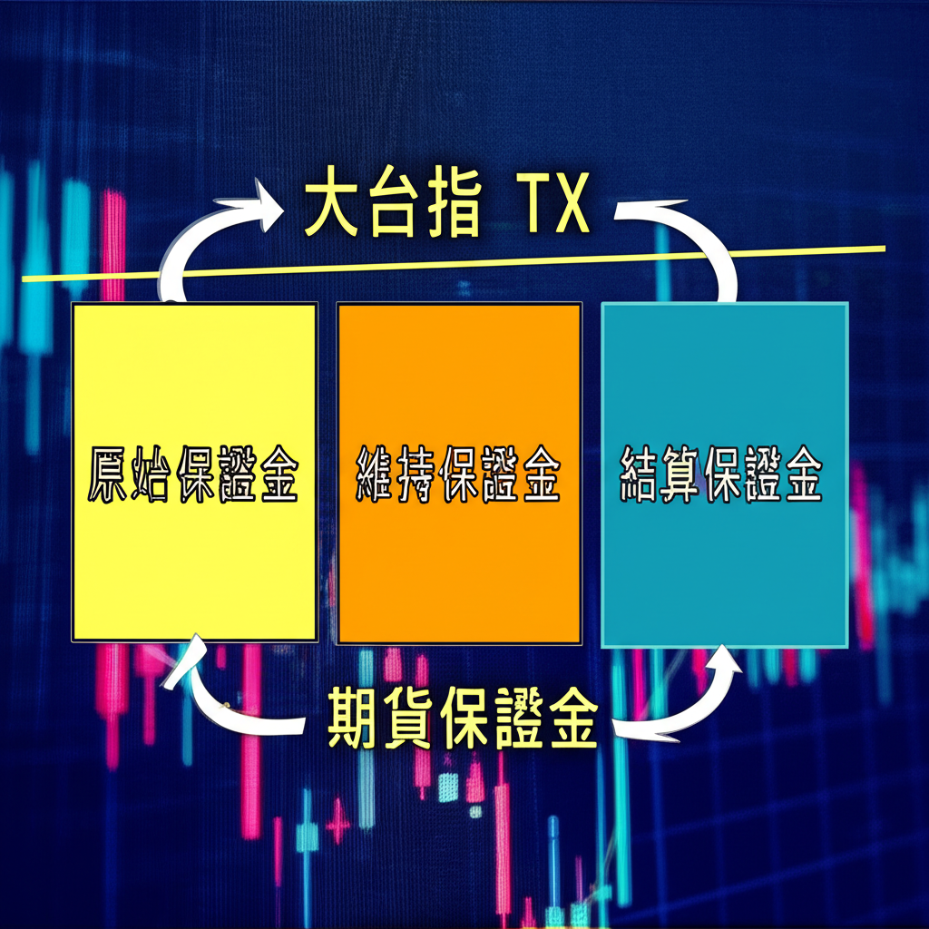 大台指期貨與保證金類型解說圖