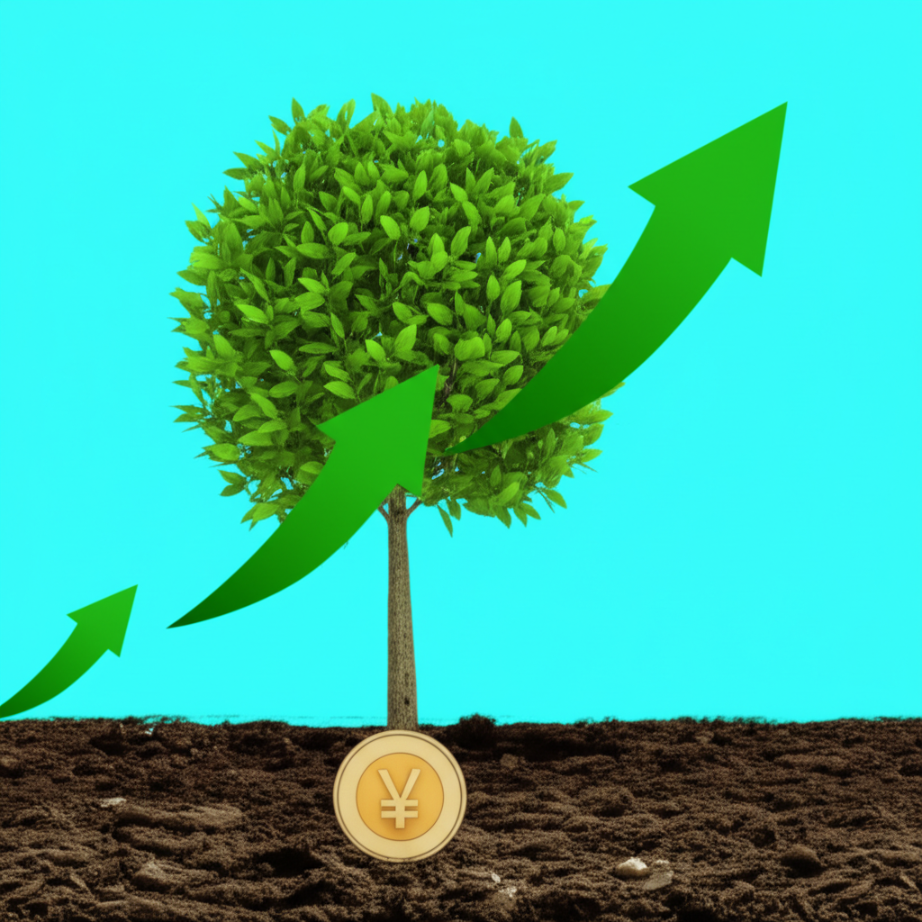 人民幣定存高利率與市場成長潛力象徵圖