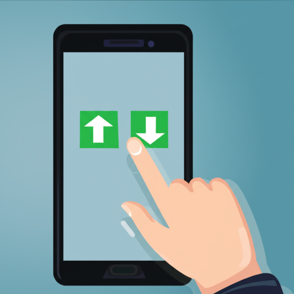 投資者面對螢幕選擇上漲或下跌箭頭,象徵二元期權的全贏或全輸結果,這種簡易金融產品吸引許多新手