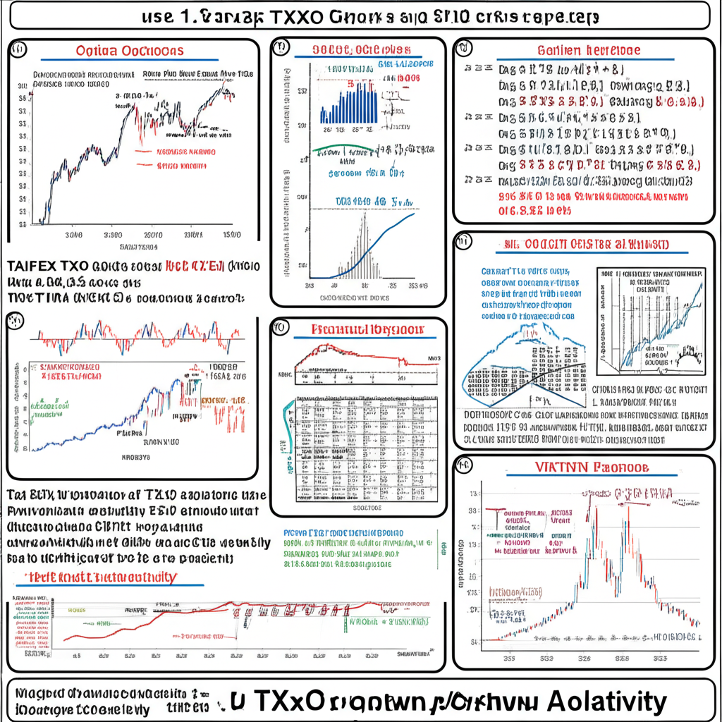 VIXTWN 計算公式與台指選擇權價格圖表,展示年化波動率推算過程