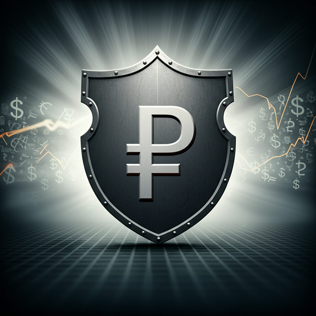 瑞士法郎作為避險貨幣的象徵，宛如盾牌守護投資者在經濟風暴中的資產