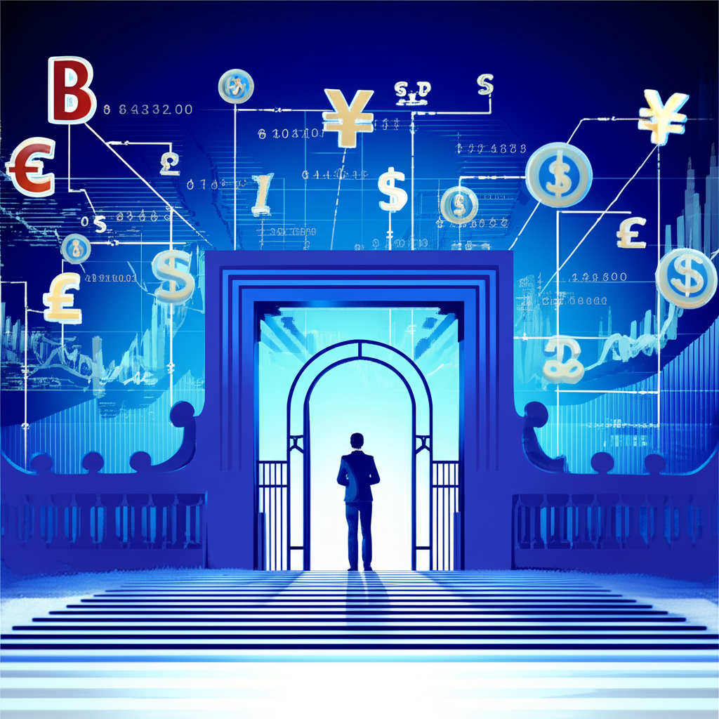 投資者透過經紀商進入國際外匯市場的插圖