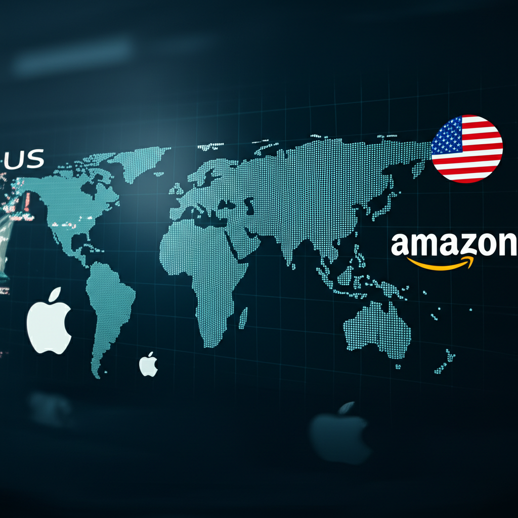 美股CFD交易示意圖,聚焦蘋果、特斯拉、亞馬遜等美國公司,無需實際持有股票